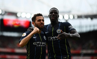 Bernard Silva et Benjamin Mendy