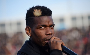 Paul Pogba, le 29 décembre 2019 dans le Stade de la Vallée du Cher à Tours.