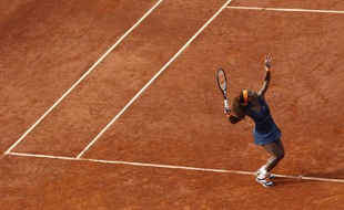 L'Américaine Serena Williams lors de sa demi-finale de Roland-Garros, le 6 juin 2013.