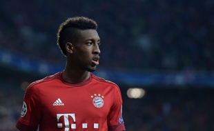Kinglsey Coman lors de Bayern Munich - Dinamo Zagreb, le 29 septembre 2015.
