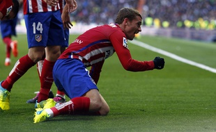 Antoine Griezmann a offert la victoire à l'Atlético face au Real (0-1), le 27 février 2016.