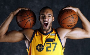 Rudy Gobert, le pivot des Jazz d'Utah, est chaud pour la saison 2018-2019 de NBA.