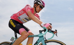 Steven Kruijswijk, le 26 mai 2016 sur le Giro.