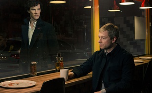 Benedict Cumberbatch (à g.) et Martin Freeman incarnent respectivement Sherlock Holmes et le Docteur Watson dans la série «Sherlock».