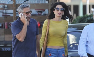 George et Amal Clooney en amoureux