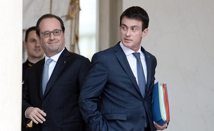 François Hollande et Manuel Valls, le 30 juin 2016 à l'Elysée.