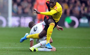 Ismaïla Sarr, ici sous les couleurs de Watford lors du match face à Sheffield United en Premier League.