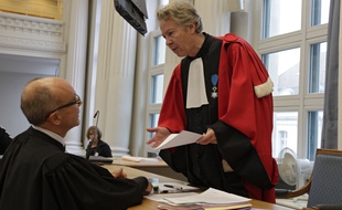 Douai, le 29 octobre 2015. Procès aux assises de Douai d'Estelle Derieux. Ici 'avocat général, Luc Frémiot.