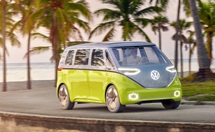 L'ID Buzz est directement inspiré du mythique Combi Volkswagen.