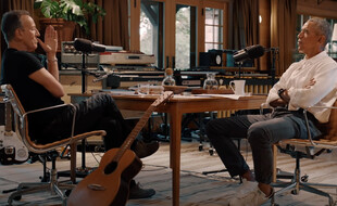 Bruce Springsteen et Barack Obama sont les nouvelles stars d'un podcast sur Spotify (capture vidéo).