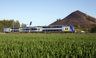 Un train TER de la région Nord Pas-de-Calais.