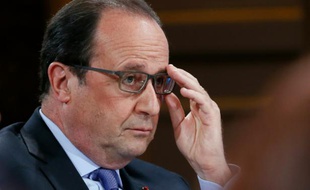 Le président François Hollande à l'Elysée le 19 mai 2016