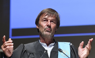 Nicolas Hulot, à Mons en Belgique le 10 octobre 2019.