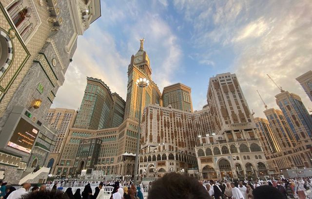 La Makkah Clock Royal Tower à La Mecque.