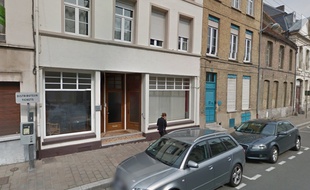 Horodateur dans la rue Carnot, à Saint-Omer