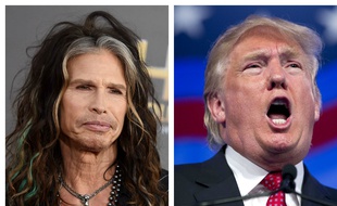 Steven Tyler, le leader d'Aerosmith, et Donald Trump.