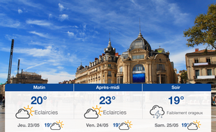 Météo Montpellier: Prévisions du mercredi 22 mai 2019