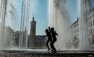 Canicule à Lyon le 26 juillet 2013