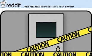 La page Jailbait, fermée par Reddit.