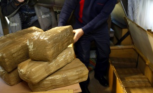 Des ballots de cocaïne, illustration