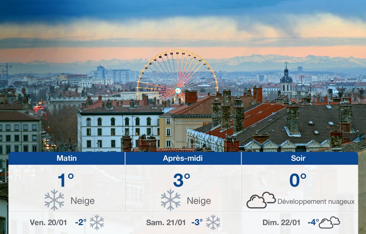 Météo Lyon: Prévisions du jeudi 19 janvier 2023