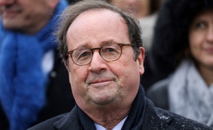 François Hollande, lors des commémorations du 11 novembre 2019.
