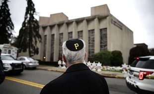Un rabbin dans la ville de Pittsburgh aux Etats-Unis.
