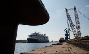 Le port de Saint-Nazaire. (illustration)