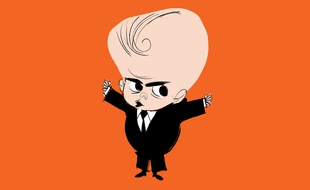 Dessin préparatoire de Boss Baby de Tom McGrath