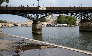 Vue de la Seine à Paris le 9 juin 2014.