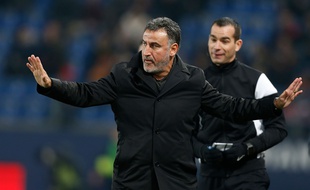 Christophe Galtier, le nouvel entraîneur lillois / AFP PHOTO / CHARLY TRIBALLEAU