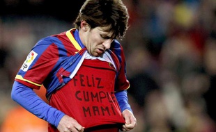 L'Argentin de Barcelone Lionel Messi, le 22 janvier dernier.