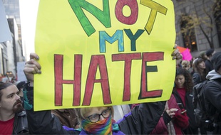 Manifestation anti -Trump à New York, le 12 novembre 2016