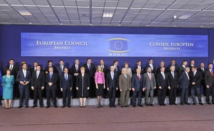 Les dirigeants de l'UE sont réunis pour un Conseil européen à Bruxelles les 28 et 29 juin 2012.