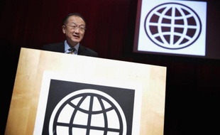 Le président de la Banque mondiale Jim Yong Kim à Washington DC, le 19 février 2014