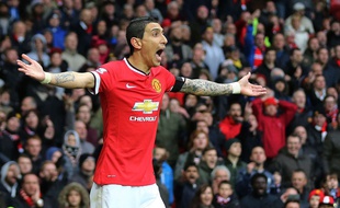 Angel Di Maria lors de Manchester United-WBA le 2 mai 2015.
