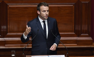 Emmanuel Macron au Congrès de Versailles