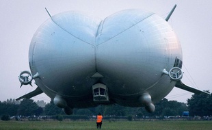 Lors d'un vol de test à Cardington en Angleterre le 17 août 2016