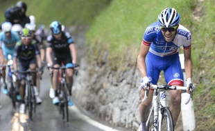 Le cycliste françaisThibaut Pinot.