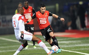 Le Rennais Romain Alessandrini lors d'un match contre Nancy le 9 novembre 2012.