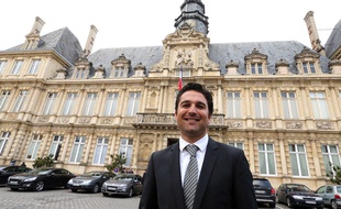 Arnaud Robinet, élu maire de Reims le 30 mars 2014 .