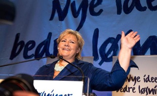 Victorieuse des législatives en Norvège, la conservatrice Erna Solberg est confrontée à une tâche ardue, celle de former un gouvernement viable avec l'appui de ses alliés de la droite populiste et du centre droit, dont les vues peuvent être radicalement opposées.