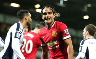 Falcao sous le maillot de Manchester United, le 20 octobre 2014