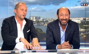 Benoît Poelvoorde et Kad Merad dimanche 30 juin 2013 sur TF1.