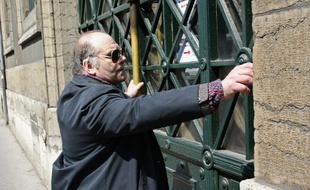 Henri Leclaire sur une photo prise lors du procès de Patrick Dils à Lyon, en 2002