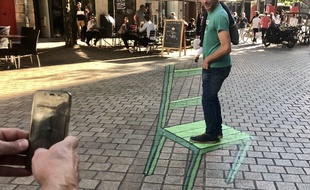 Illusion d'optique à Nantes