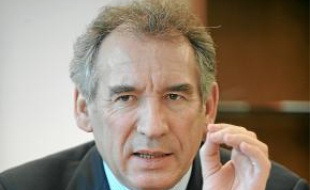 Le candidat du MoDem, hier.