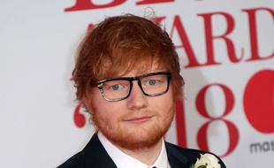 Ed Sheeran le 21 février 2018 aux BRIT Awards 2018.