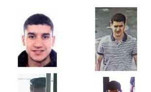 Des photos de Younès Abouyaaqoub, suspect numéro 1 des attentats de Catalogne, diffusées sur Twitter.