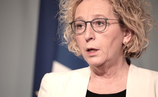 La ministre du Travail, Muriel Pénicaud, à Paris le 1er avril 2020.